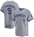KC.Royals #9 Vinnie Pasquantino Gray 2024 Away Limited Stitched Jersey