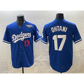 LA.Dodgers #17 Shohei Ohtani Royal 2025 World Series Limited Stitched Jersey