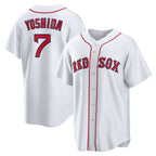 BR.Sox #7 Masataka Yoshida White Replica Player Jersey