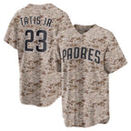 SD.Padres #23 Fernando Tatis Jr. Camo USMC Alternate Replica Player Jersey
