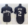 NY.Yankees #2 Derek Jeter Black 'Gothic Legacy Edition' Vapor Premier Limited Stitched  Jersey