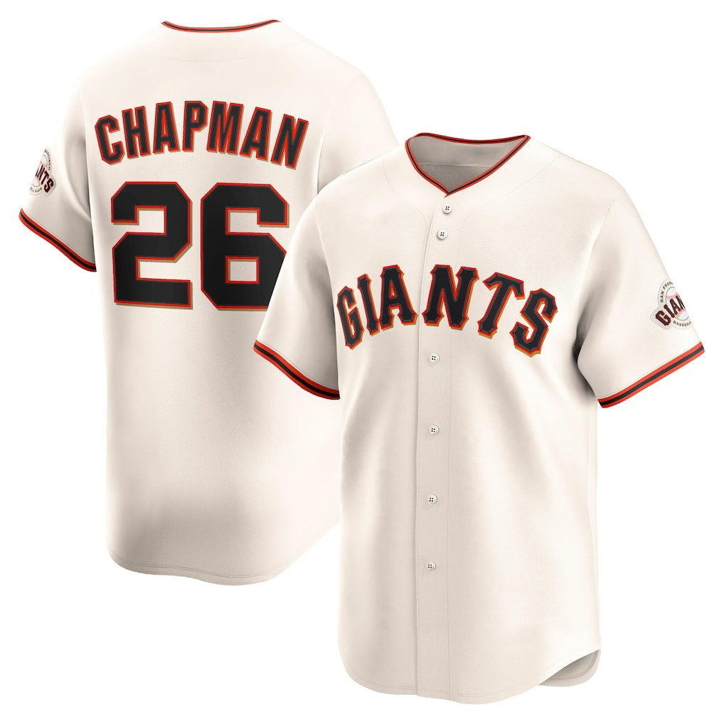 SF.Giants #26 Matt Chapman Cream Home Limited Player Jersey