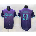 A.Diamondbacks #51 Randy Johnson Purple 2025 City Connect Limited Stitched Jersey