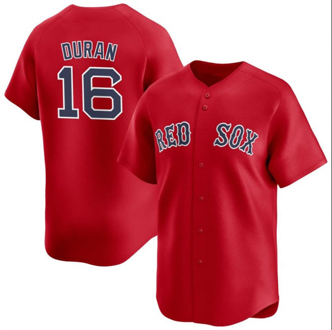 BR.Sox #16 Jarren Duran Red 2024 Alternate Limited Stitched Jersey