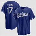 LA.Dodgers #17 Shohei Ohtani Blue 2025 World Series Champions Stitched Jersey