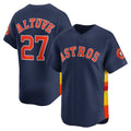 H.Astros #27 Jose Altuve Navy Alternate Limited Player Jersey