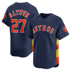 H.Astros #27 Jose Altuve Navy Alternate Limited Player Jersey