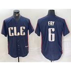 C.Guardians #6 David Fry Navy 2024 City Connect Limited Stitched Jersey