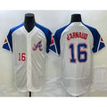 A.Braves #16 Travis dArnaud Number White 2023 City Connect Flex Base 2 Stitched Jersey