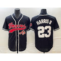 A.Braves #23 Michael Harris II Black Cool Base 2 Stitched Jersey