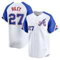 A.Braves #27 Austin Riley White City Connect Limited Player Jersey
