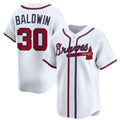 A.Braves #30 Drake Baldwin White 2025 Home Limited Stitched Jersey