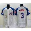 A.Braves #3 Dale Murphy Number White 2023 City Connect Flex Base Stitched Jersey