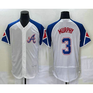 A.Braves #3 Dale Murphy White 2023 City Connect Flex Base Stitched Jersey