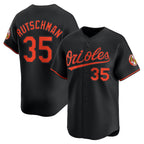 B.Orioles #35 Adley Rutschman Black Alternate Limited Player Jersey