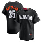 B.Orioles #35 Adley Rutschman Black City Connect Limited Player Jersey
