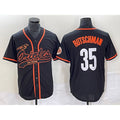 B.Orioles #35 Adley Rutschman Black Cool Base Stitched  Jersey