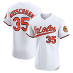 B.Orioles #35 Adley Rutschman White Home Elite Jersey