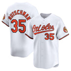 B.Orioles #35 Adley Rutschman White Home Limited Player Jersey