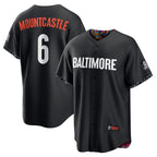 B.Orioles #6 Ryan Mountcastle Black City Connect Replica Player Jersey