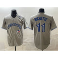 TB.Jays #11 Bo Bichette Gray 2025 World Series Home Cool Base Stitched Jersey