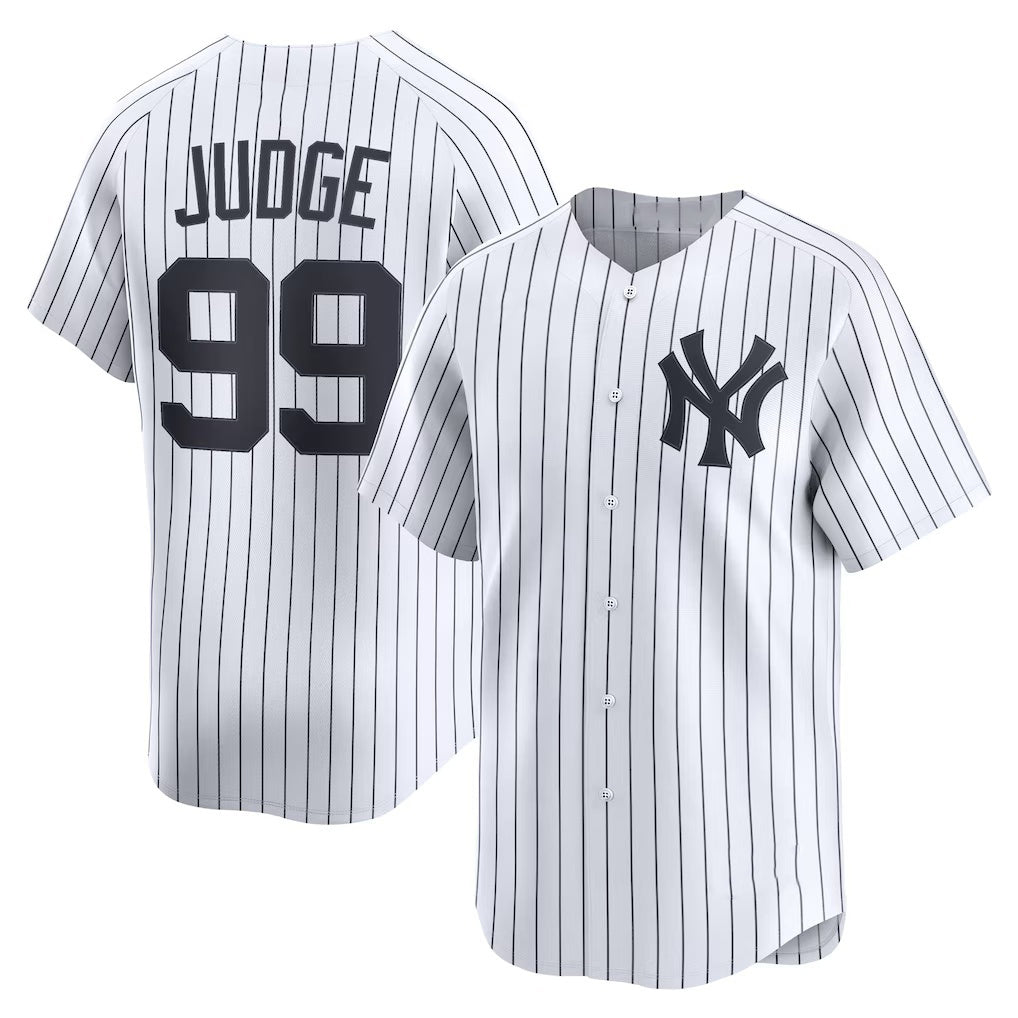 NY.Yankees #99 Aaron Judge White Home Limited 2 Player Jersey