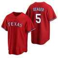 T.Rangers #5 Corey Seager Red Cool Base Stitched  Jersey