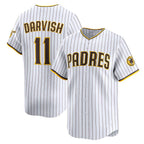 SD.Padres #11 Yu Darvish White Home Limited Player Jersey