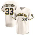 M.Brewers #32 Jacob Misiorowski Cream 2025 Limited Stitched Jersey