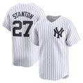 NY.Yankees #27 Giancarlo Stanton White Home Limited Player Jersey