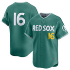 BR.Sox #16 Jarren Duran Green 2025 City Connect Limited Stitched Jersey