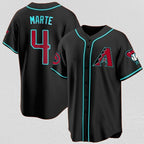 A.Diamondback #4 Ketel Marte Black 2024 Cool Base Stitched Jersey