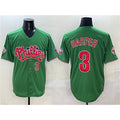P.Phillies #3 Bryce Harper Green Phanatic Limited Stitched Jersey