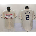 NY.Yankees #2 Derek Jeter Cream Limited 2 Stitched  Jersey