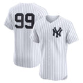 NY.Yankees #99 Aaron Judge White Home Elite Player Jersey