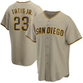 SD.Padres #23 Fernando Tatis Jr. Tan Alternate Replica Player Jersey