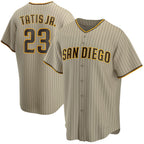 SD.Padres #23 Fernando Tatis Jr. Tan Alternate Replica Player Jersey