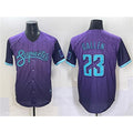 A.Diamondbacks #23 Zac Gallen Purple 2025 City Connect Limited Stitched Jersey