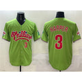 P.Phillies #3 Bryce Harper Light Green Phanatic Limited Stitched Jersey