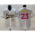 SD.Padres #23 Fernando Tatis Jr. Number White NEW 2023 City Connect Cool Base Stitched Jersey