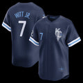KC.Royals #7 Bobby Witt Jr.Navy City Connect Limited Player Jersey