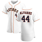 H.Astros #44 Yordan Alvarez White Home 2020 Authentic Player Jersey