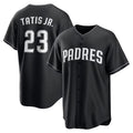 SD.Padres #23 Fernando Tatis Jr. Black Limited Stitched Jersey