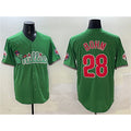 P.Phillies #28 Alec Bohm Green Phanatic Limited Stitched Jersey