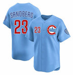 C.Cubs #23 Ryne Sandberg Blue 2024-25 2nd Alternate Limited Stitched Jersey