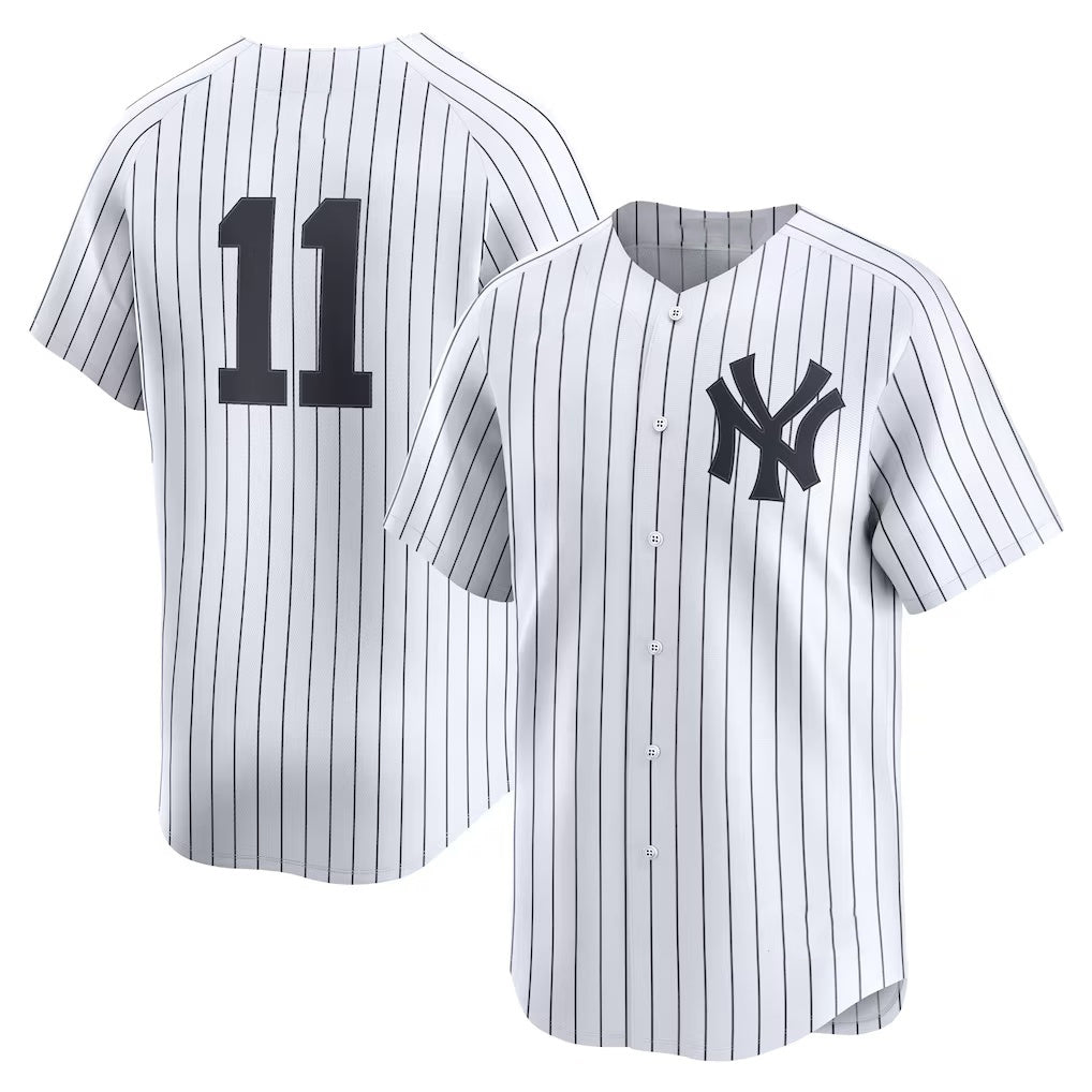 NY.Yankees #11 Anthony Volpe White Home Limited Player Jersey