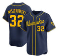 M.Brewers #32 Jacob Misiorowski Navy Alternate Limited Stitched Jersey