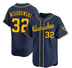 M.Brewers #32 Jacob Misiorowski Navy Alternate Limited Stitched Jersey
