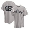 NY.Yankees #48 Paul Goldschmidt Gray Road Replica Jersey
