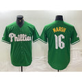 P.Phillies #16 Brandon Marsh Green 2024 City Connect Stitched Jersey